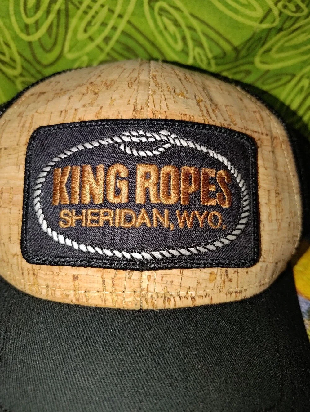King Ropes Sheridan, WYO Stitched Patch Trucker Mesh Snapback Hat Cap OSFM